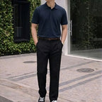 Men's Textured Polo
