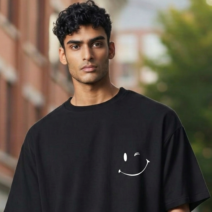 Oversized Black Premium Streetwear T-Shirt