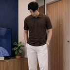 Men's Textured Polo