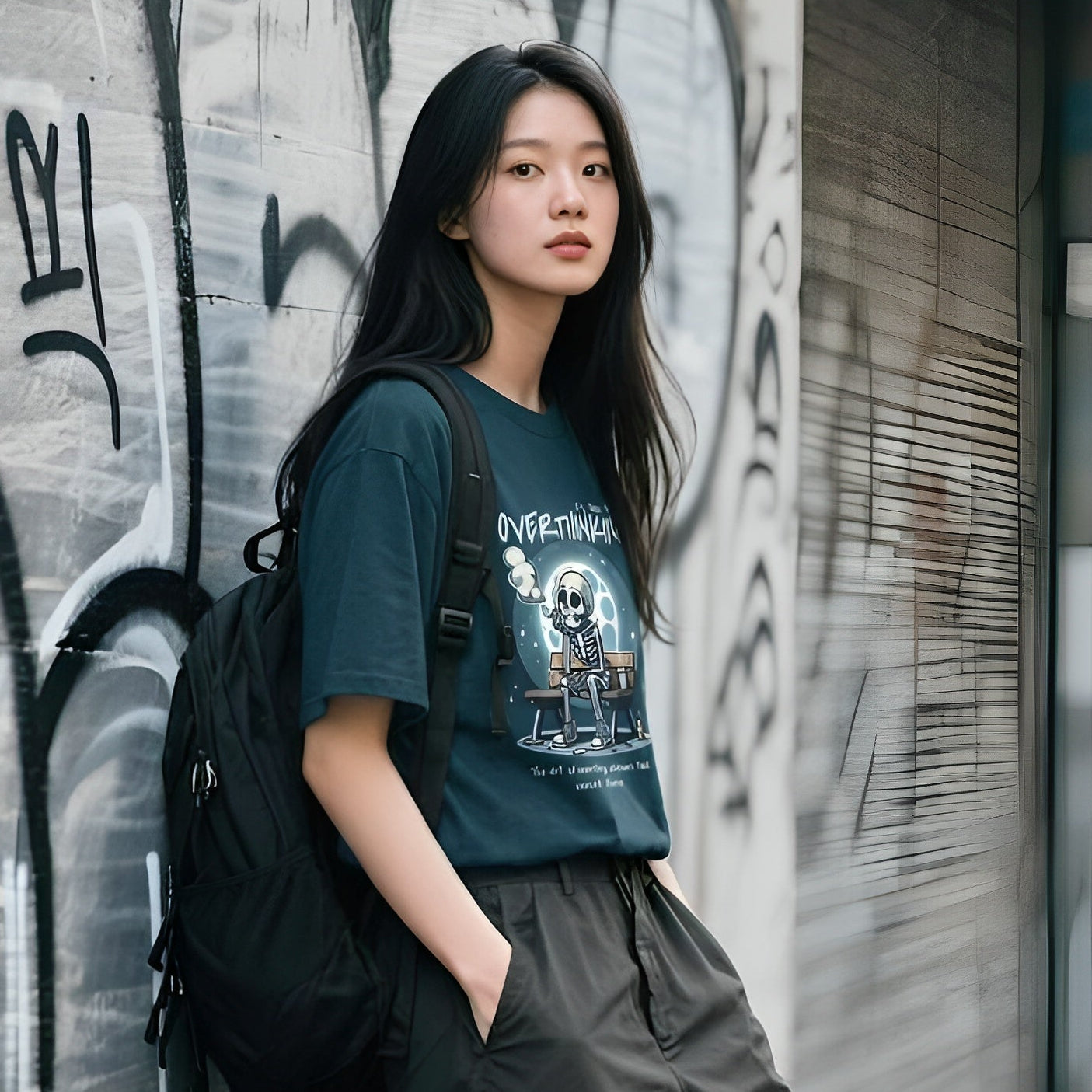 Overthinking| Oversized Premium T-shirt | Unisex