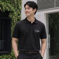 Men's Textured Polo