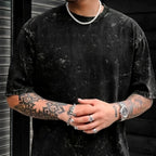 Unisex Acid Washed Oversized Tee