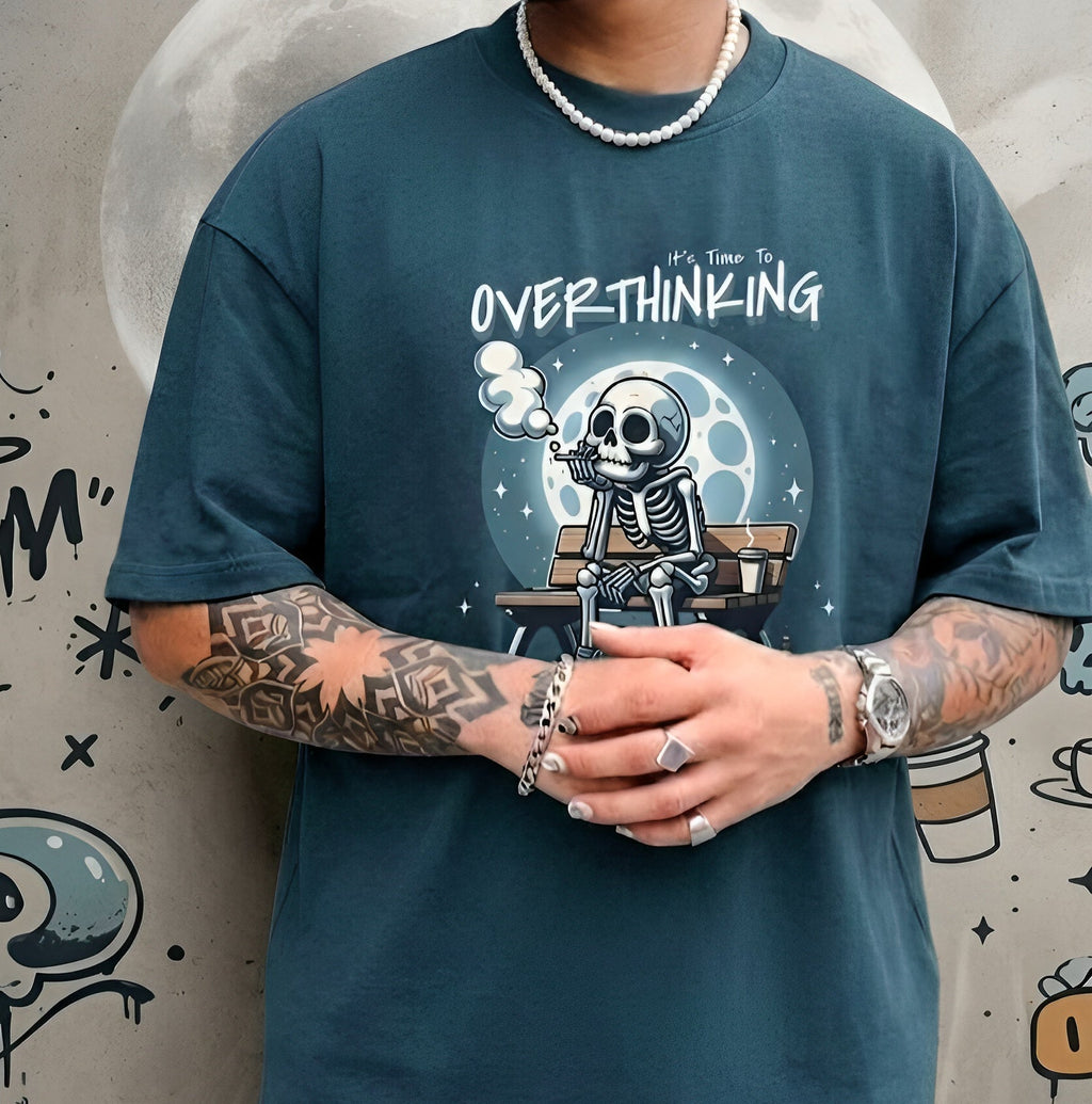 Overthinking| Oversized Premium T-shirt | Unisex