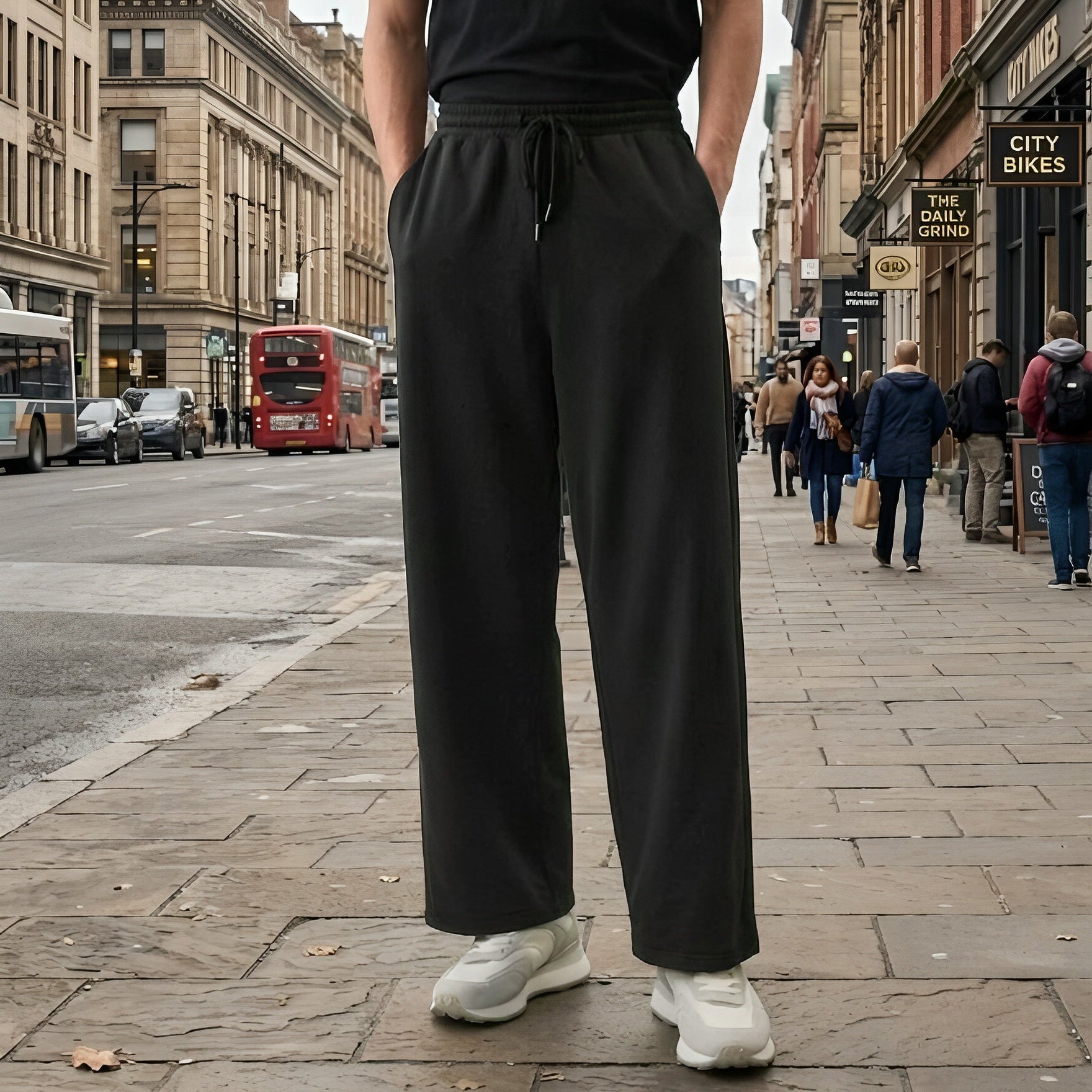 Unisex Sweatpants. Black