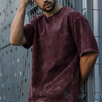 Unisex Acid Washed Oversized Tee