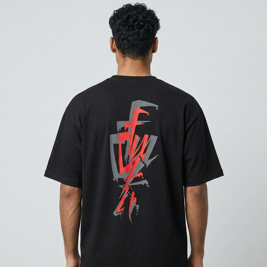 Oversized Black Premium Streetwear T-Shirt