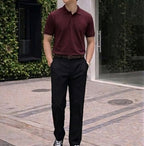 Men's Textured Polo